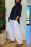 Ole Bubble Cotton Bandana Laurie Blouse Black